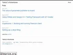 Sites similar to yarkol.github.io