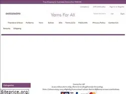 Sites similar to yarnsforall.com.au
