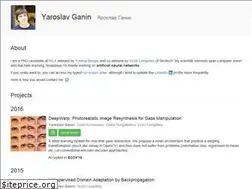Sites similar to yaroslav.ganin.net