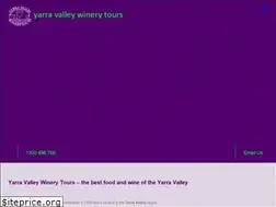 Sites similar to yarravalleywinerytours.com.au