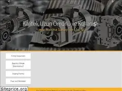 Sites similar to yasarmakina.com.tr