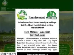 Sites similar to yashodavanagoatfarm.com