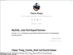Sites similar to yasinkuyu.net
