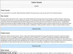Sites similar to yasinsuresioku.net