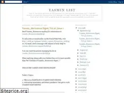 Sites similar to yasminlist.blogspot.com