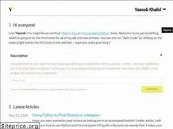 Sites similar to yasoob.me