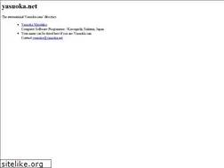 Sites similar to yasuoka.net