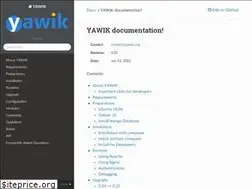 Sites similar to yawik.readthedocs.io