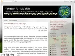 Sites similar to yayasanalmuafah.blogspot.com
