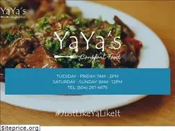 Sites similar to yayascomfortfood.com