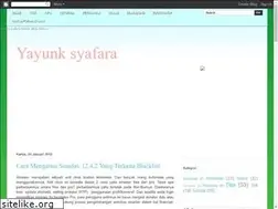 Sites similar to yayunk-syafara.blogspot.com