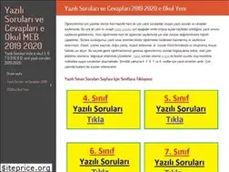 Sites similar to yazili-sorulari.net