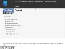 Sites similar to yazilimciolmakistiyorum.com