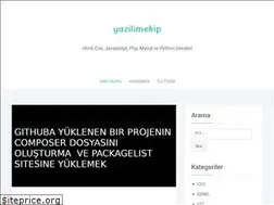 Sites similar to yazilimekip.com