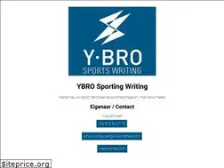 Sites similar to ybrosportswriting.com
