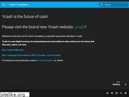 Sites similar to ycash.xyz