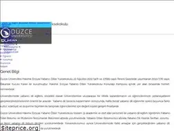 Sites similar to ydy.duzce.edu.tr