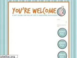 Sites similar to yeahyourewelcome.com