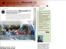 Sites similar to yearofmicrocredit.org