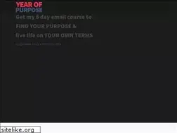 Sites similar to yearofpurpose.com