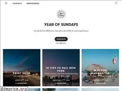 Sites similar to yearofsundays.com