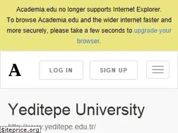 Sites similar to yeditepe.academia.edu