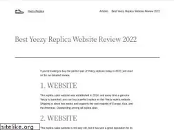 Sites similar to yeezyreplica.org