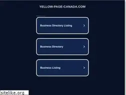 Sites similar to yellow-page-canada.com