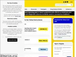 Sites similar to yellowcard.mhra.gov.uk