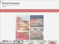 Sites similar to yemeksunumu.com