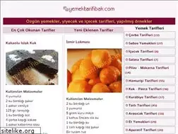 Sites similar to yemektarifibak.com