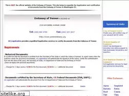 Sites similar to yemenembassy.com