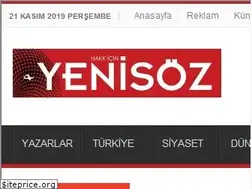 Sites similar to yenisoz.com.tr