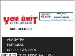 Sites similar to yeniumitsrc.com