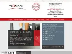 Sites similar to yeomansrentals.com.au