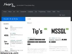 Sites similar to yeop-blog.github.io