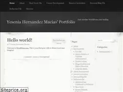Sites similar to yeseniahernandez.wordpress.com