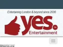 Sites similar to yesentertainment.co.uk