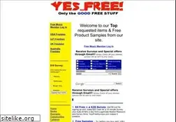 Sites similar to yesfree.com