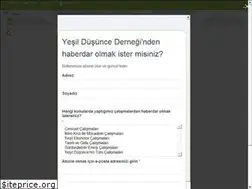 Sites similar to yesildusunce.org