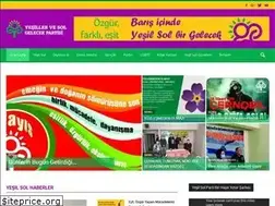Sites similar to yesilsolparti.org