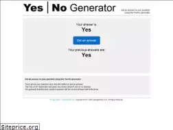Sites similar to yesnogenerator.com