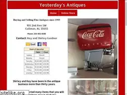Sites similar to yesterdaysantiquesshop.com