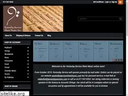 Sites similar to yesterdayservice.com