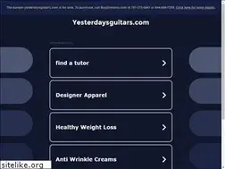 Sites similar to yesterdaysguitars.com