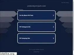 Sites similar to yesterdaysrvpark.com