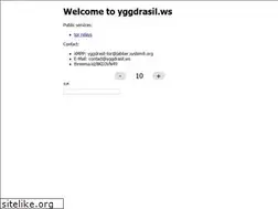 Sites similar to yggdrasil.ws