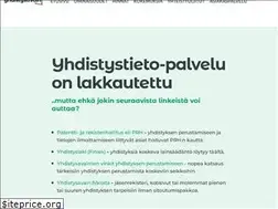 Sites similar to yhdistystieto.fi