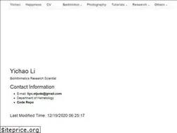 Sites similar to yichaoou.github.io