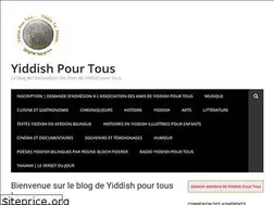 Sites similar to yiddishpourtous.org